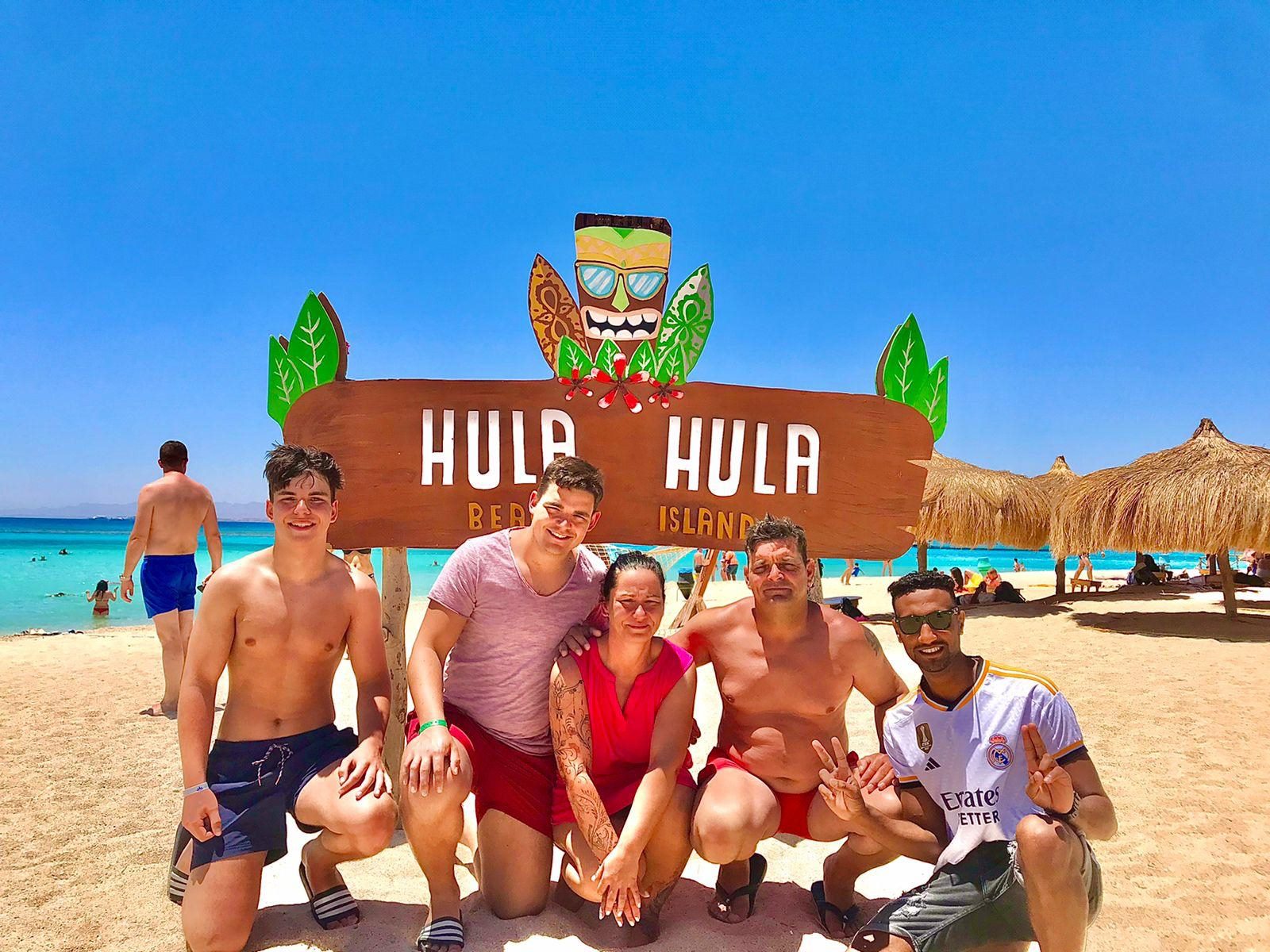 Hawaii Insel Hula Hula Gruppenfoto